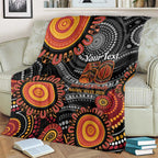 NAIDOC Week 50 Years Deadly Personalised Blanket Aboriginal Art