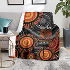 NAIDOC Week 50 Years Deadly Personalised Blanket Aboriginal Art