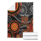 NAIDOC Week 50 Years Deadly Personalised Blanket Aboriginal Art
