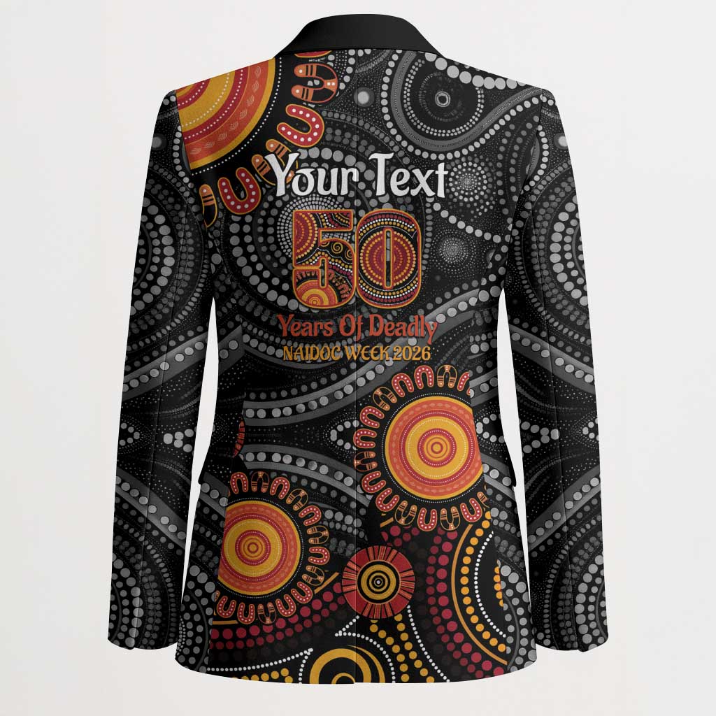 NAIDOC Week 50 Years Deadly Personalised Blazer Aboriginal Art