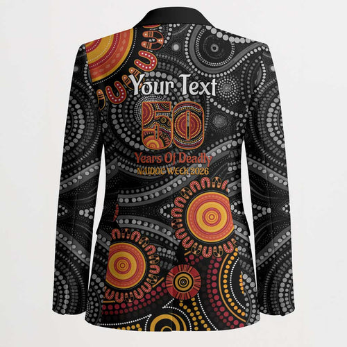 NAIDOC Week 50 Years Deadly Personalised Blazer Aboriginal Art
