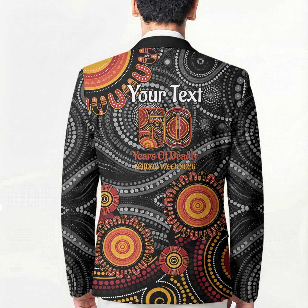 NAIDOC Week 50 Years Deadly Personalised Blazer Aboriginal Art