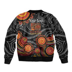 NAIDOC Week 50 Years Deadly Personalised Bomber Jacket Aboriginal Art