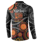 NAIDOC Week 50 Years Deadly Personalised Button Sweatshirt Aboriginal Art