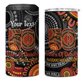 NAIDOC Week 50 Years Deadly Personalised 4 in 1 Can Cooler Tumbler Aboriginal Art