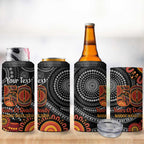 NAIDOC Week 50 Years Deadly Personalised 4 in 1 Can Cooler Tumbler Aboriginal Art