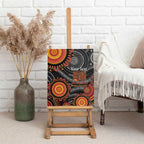 NAIDOC Week 50 Years Deadly Personalised Canvas Wall Art Aboriginal Art