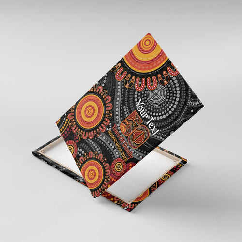 NAIDOC Week 50 Years Deadly Personalised Canvas Wall Art Aboriginal Art