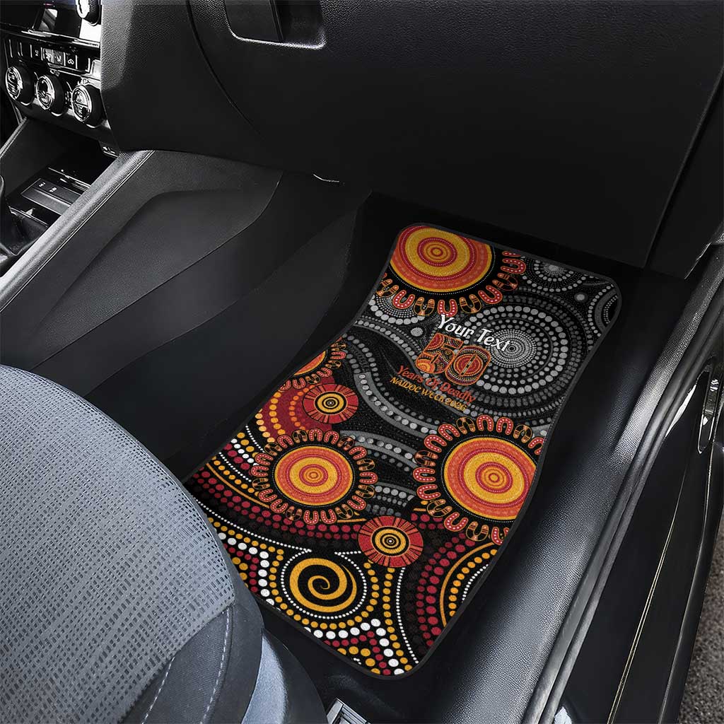 NAIDOC Week 50 Years Deadly Personalised Car Mats Aboriginal Art