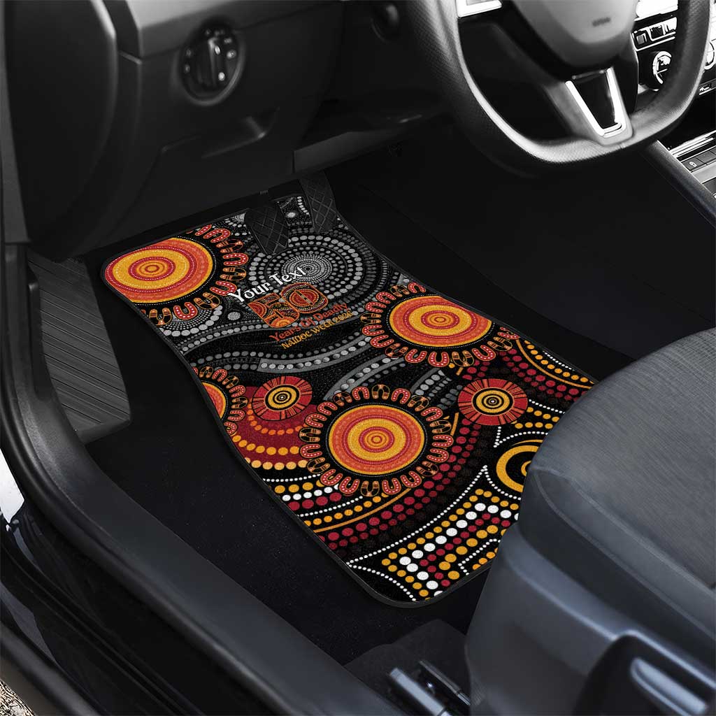 NAIDOC Week 50 Years Deadly Personalised Car Mats Aboriginal Art