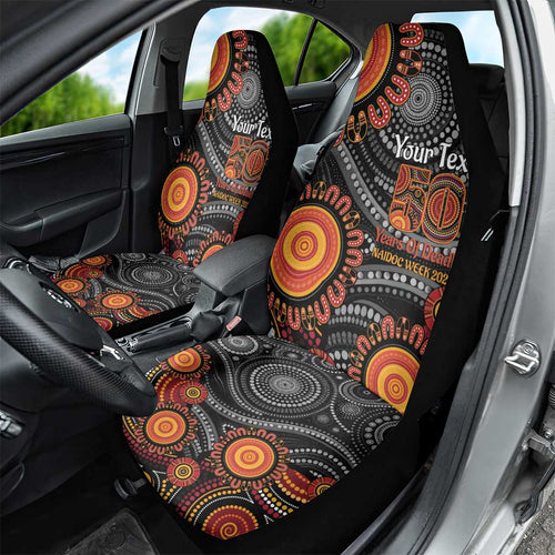 NAIDOC Week 50 Years Deadly Personalised Car Seat Cover Aboriginal Art