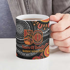 NAIDOC Week 50 Years Deadly Personalised Ceramic Mug Aboriginal Art