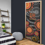 NAIDOC Week 50 Years Deadly Personalised Door Cover Aboriginal Art
