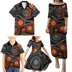NAIDOC Week 50 Years Deadly Personalised Family Matching Puletasi and Hawaiian Shirt Aboriginal Art