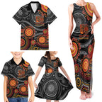 NAIDOC Week 50 Years Deadly Personalised Family Matching Tank Maxi Dress and Hawaiian Shirt Aboriginal Art