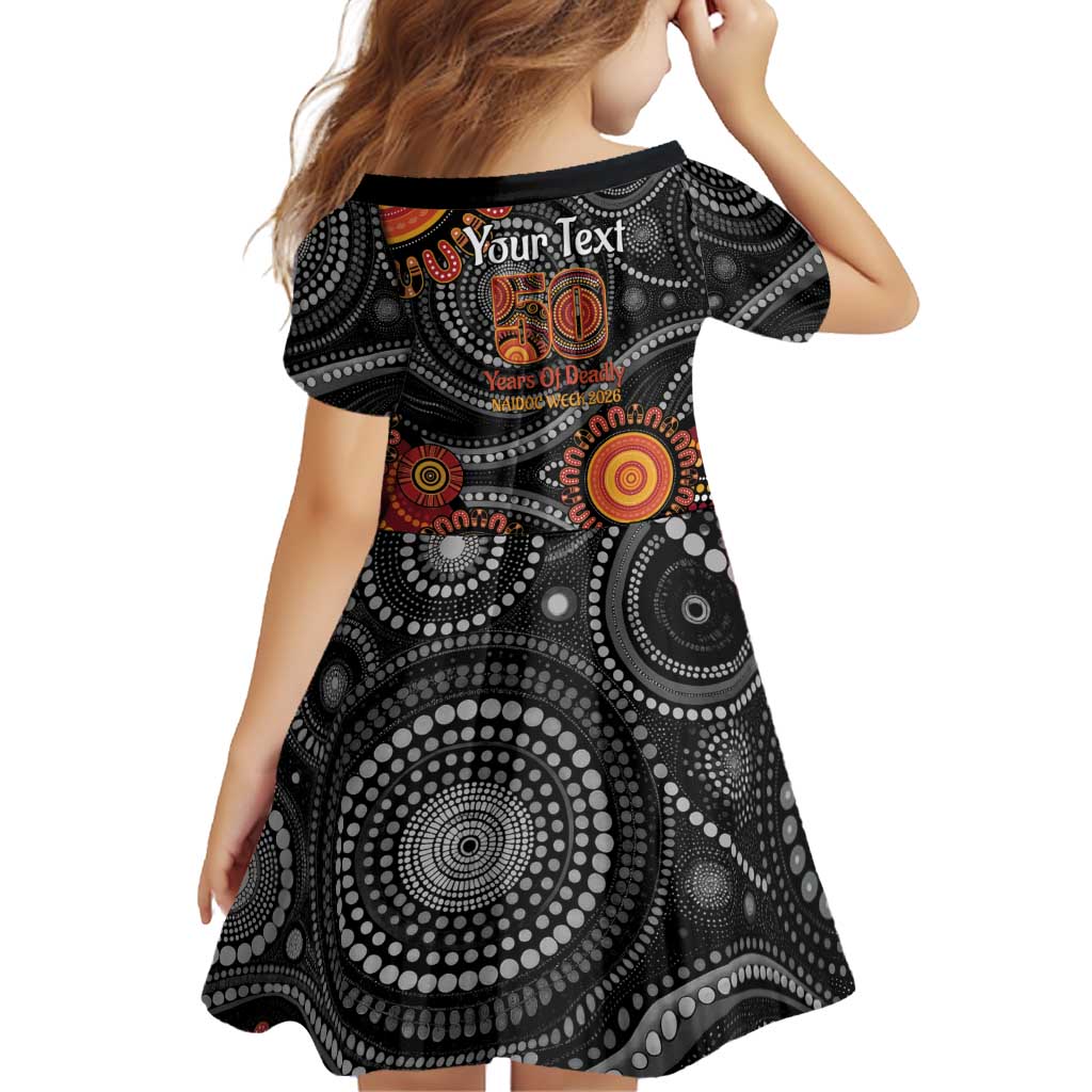 NAIDOC Week 50 Years Deadly Personalised Family Matching Tank Maxi Dress and Hawaiian Shirt Aboriginal Art