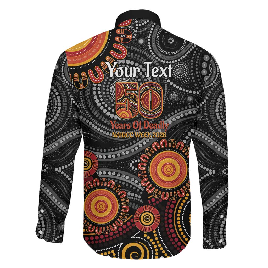 NAIDOC Week 50 Years Deadly Personalised Family Matching Tank Maxi Dress and Hawaiian Shirt Aboriginal Art