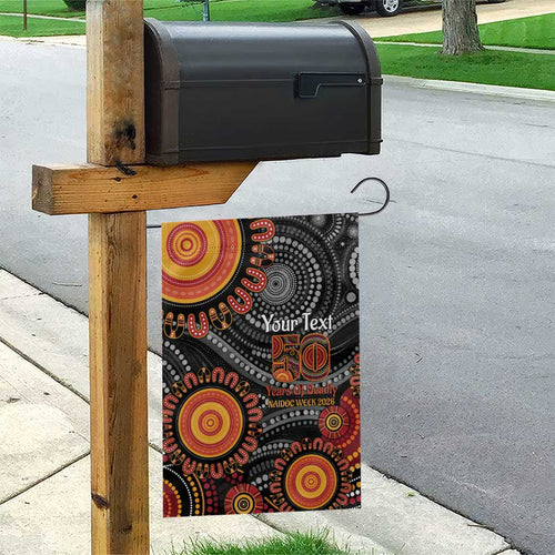 NAIDOC Week 50 Years Deadly Personalised Garden Flag Aboriginal Art
