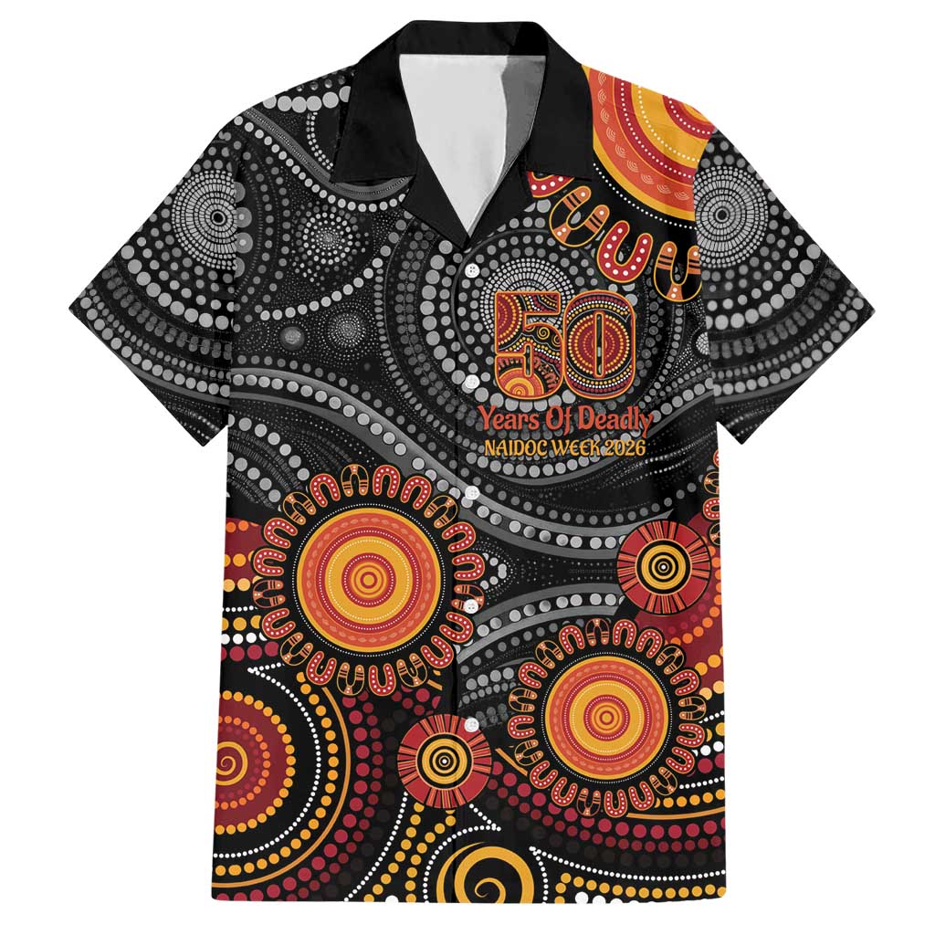 NAIDOC Week 50 Years Deadly Personalised Hawaiian Shirt Aboriginal Art
