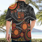 NAIDOC Week 50 Years Deadly Personalised Hawaiian Shirt Aboriginal Art
