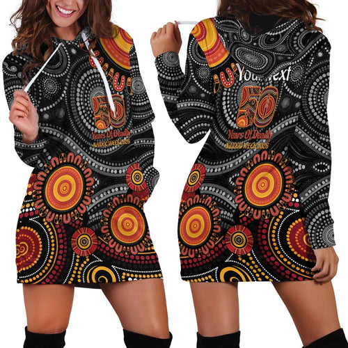 NAIDOC Week 50 Years Deadly Personalised Hoodie Dress Aboriginal Art