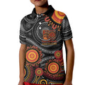 NAIDOC Week 50 Years Deadly Personalised Kid Polo Shirt Aboriginal Art