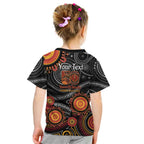 NAIDOC Week 50 Years Deadly Personalised Kid T Shirt Aboriginal Art
