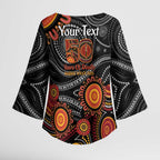 NAIDOC Week 50 Years Deadly Personalised Kimono Sleeve Blouse Aboriginal Art