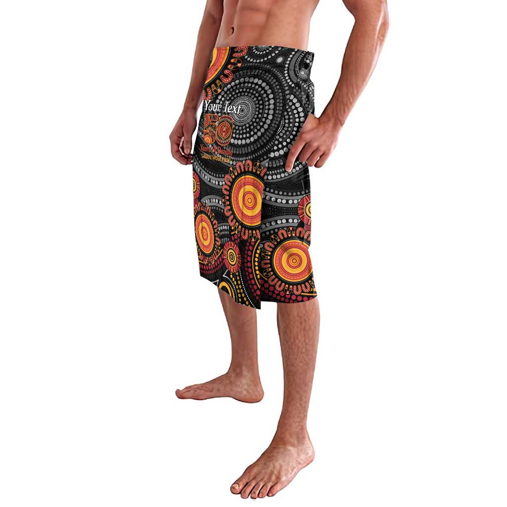 NAIDOC Week 50 Years Deadly Personalised Lavalava Aboriginal Art