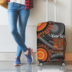 NAIDOC Week 50 Years Deadly Personalised Luggage Cover Aboriginal Art