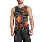 NAIDOC Week 50 Years Deadly Personalised Men Tank Top Aboriginal Art