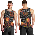 NAIDOC Week 50 Years Deadly Personalised Men Tank Top Aboriginal Art