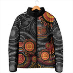 NAIDOC Week 50 Years Deadly Personalised Padded Jacket Aboriginal Art