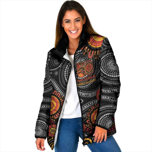 NAIDOC Week 50 Years Deadly Personalised Padded Jacket Aboriginal Art