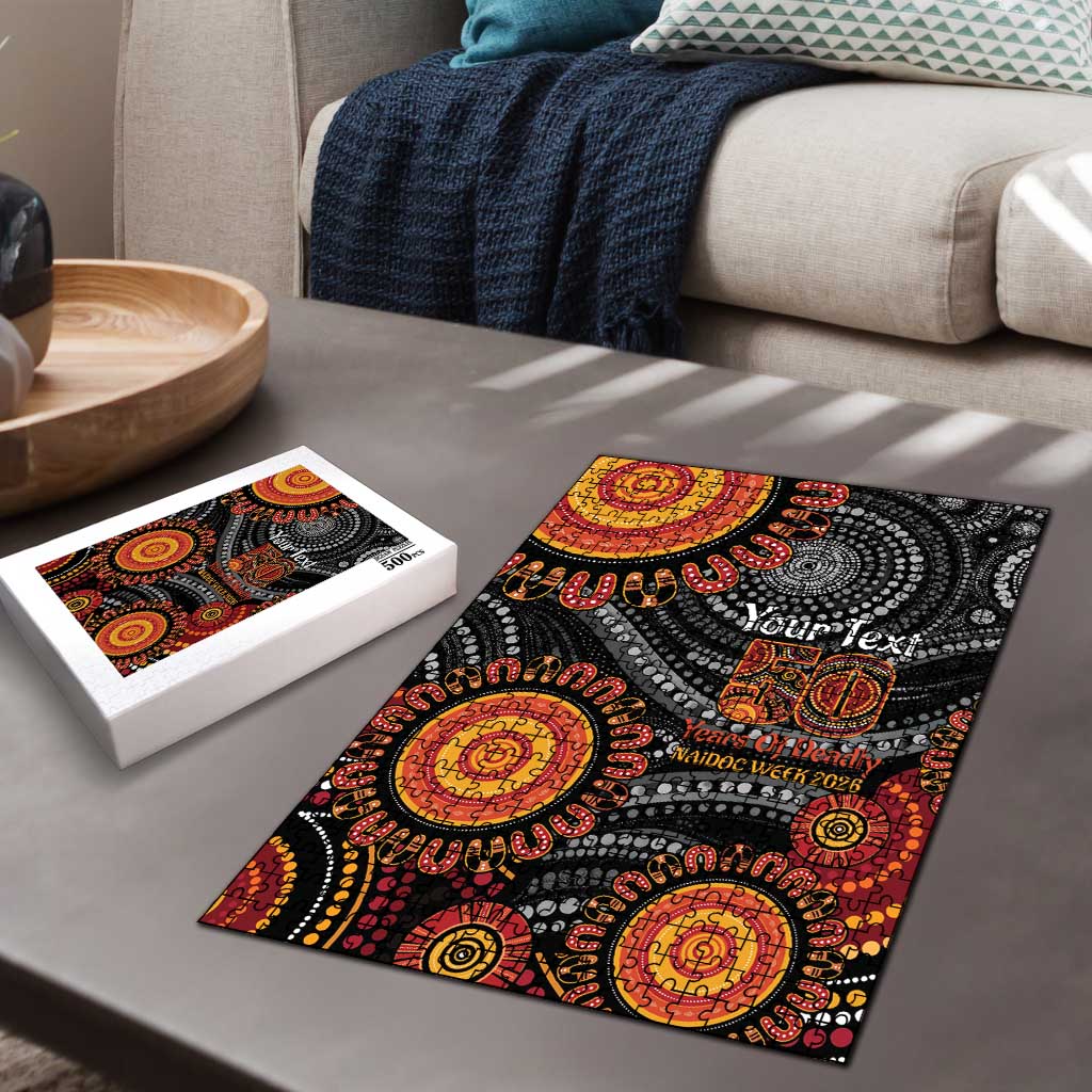 NAIDOC Week 50 Years Deadly Personalised Puzzle Aboriginal Art