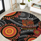 NAIDOC Week 50 Years Deadly Personalised Round Carpet Aboriginal Art