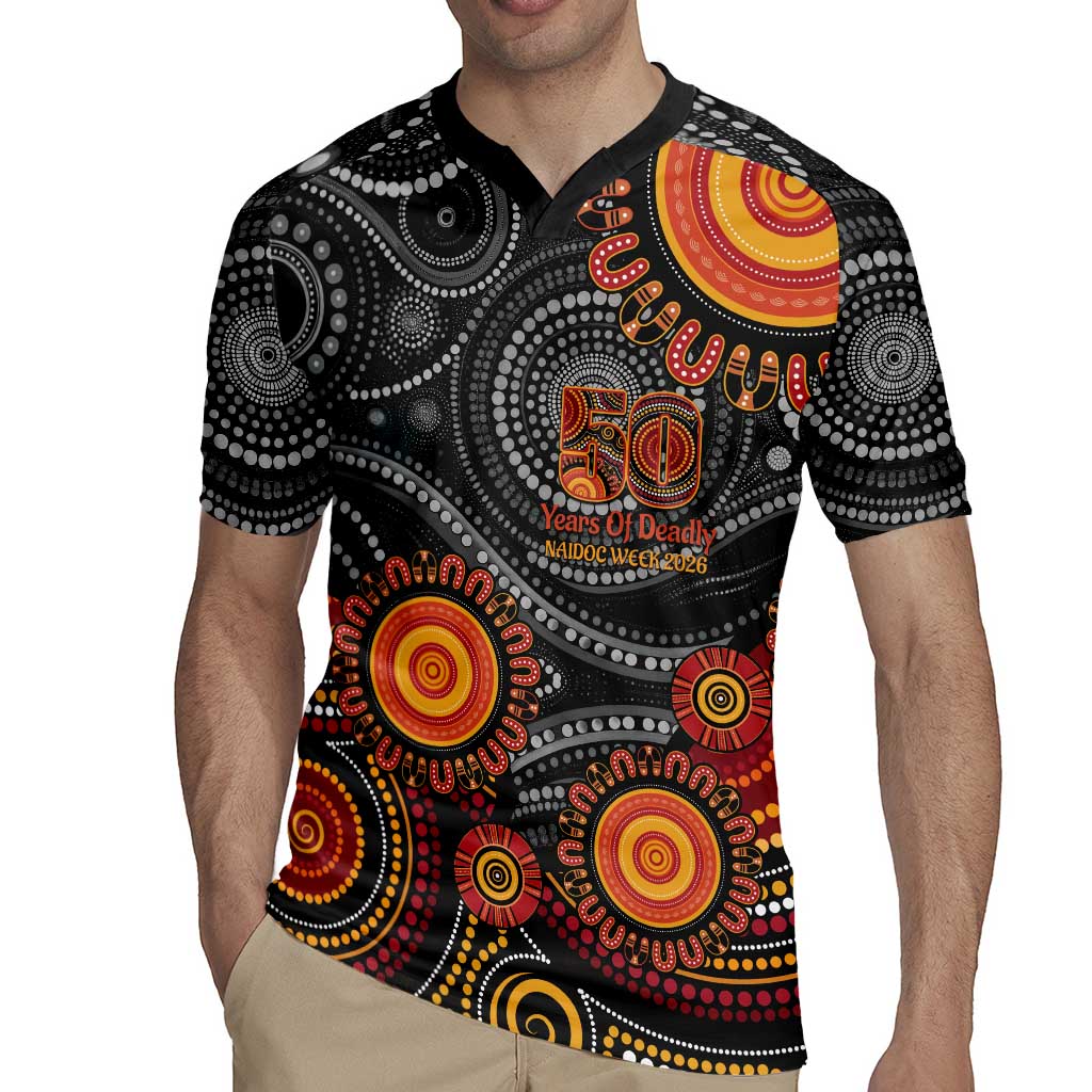 NAIDOC Week 50 Years Deadly Personalised Rugby Jersey Aboriginal Art