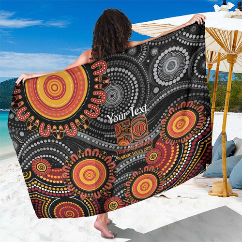 NAIDOC Week 50 Years Deadly Personalised Sarong Aboriginal Art