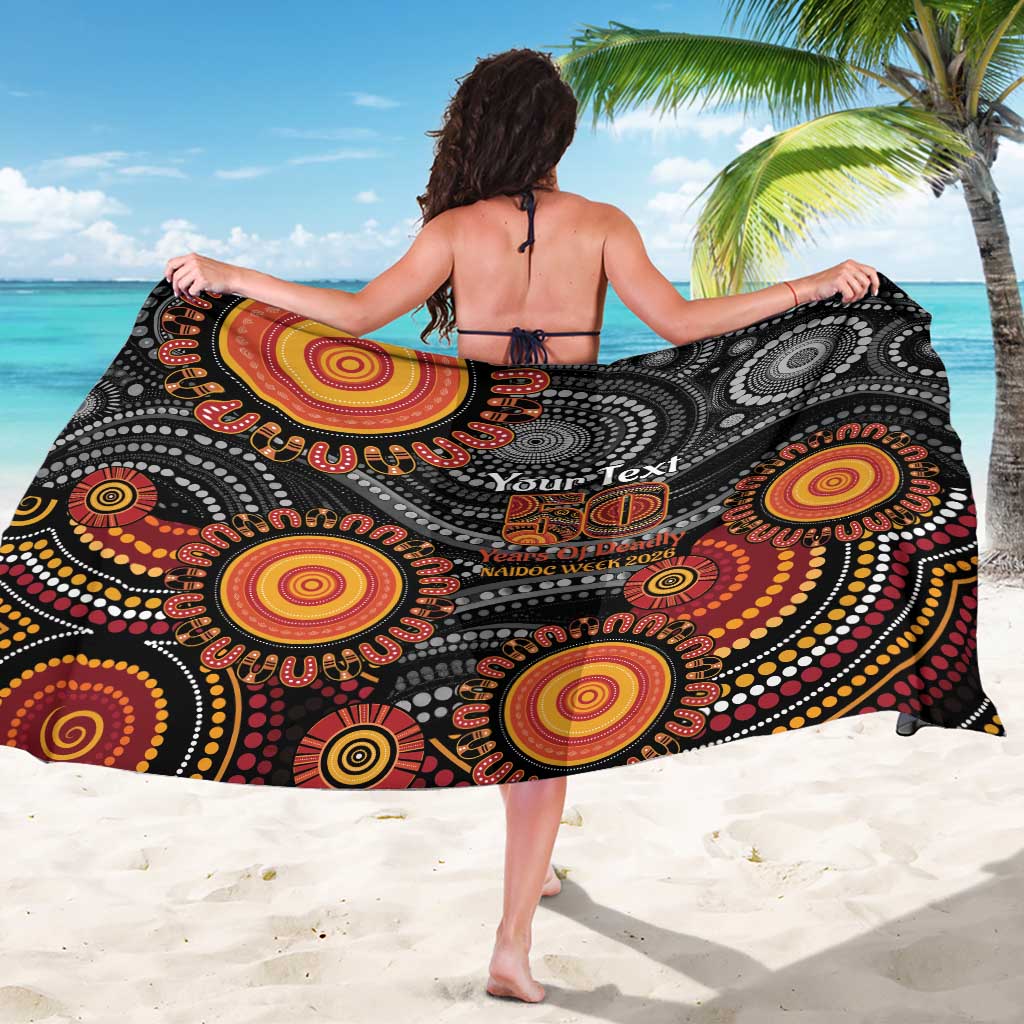NAIDOC Week 50 Years Deadly Personalised Sarong Aboriginal Art