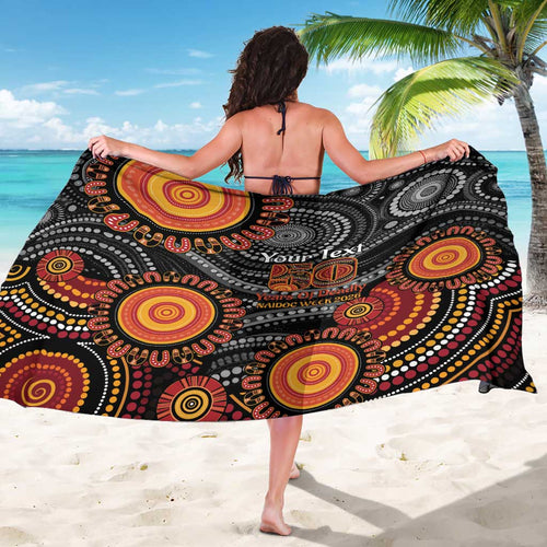 NAIDOC Week 50 Years Deadly Personalised Sarong Aboriginal Art
