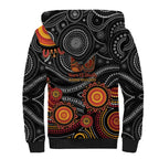 NAIDOC Week 50 Years Deadly Personalised Sherpa Hoodie Aboriginal Art