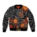 NAIDOC Week 50 Years Deadly Personalised Sleeve Zip Bomber Jacket Aboriginal Art