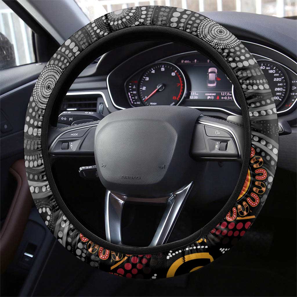 NAIDOC Week 50 Years Deadly Steering Wheel Cover Aboriginal Art