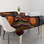 NAIDOC Week 50 Years Deadly Personalised Tablecloth Aboriginal Art