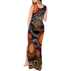 NAIDOC Week 50 Years Deadly Personalised Tank Maxi Dress Aboriginal Art