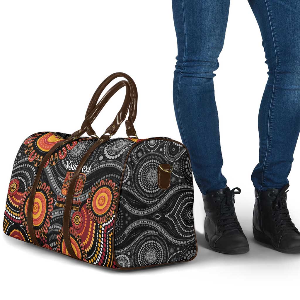 NAIDOC Week 50 Years Deadly Personalised Travel Bag Aboriginal Art
