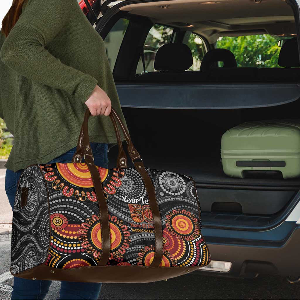 NAIDOC Week 50 Years Deadly Personalised Travel Bag Aboriginal Art