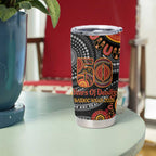 NAIDOC Week 50 Years Deadly Personalised Tumbler Cup Aboriginal Art