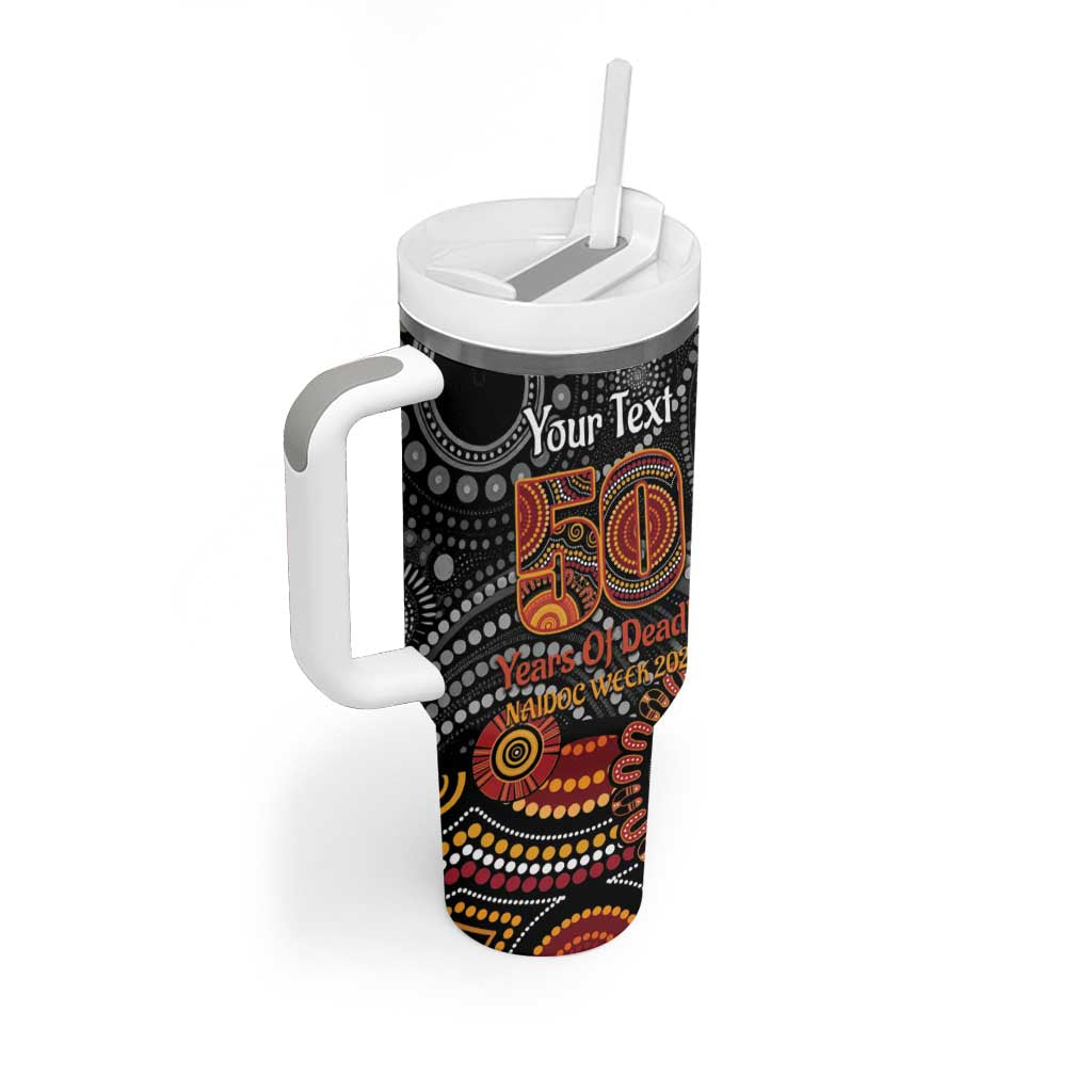 NAIDOC Week 50 Years Deadly Personalised Tumbler With Handle Aboriginal Art
