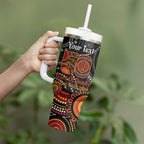 NAIDOC Week 50 Years Deadly Personalised Tumbler With Handle Aboriginal Art